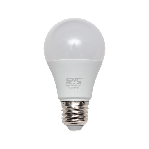 [45000] Эл. лампа светодиодная SVC LED A60-9W-E27-3000K, Тёплый