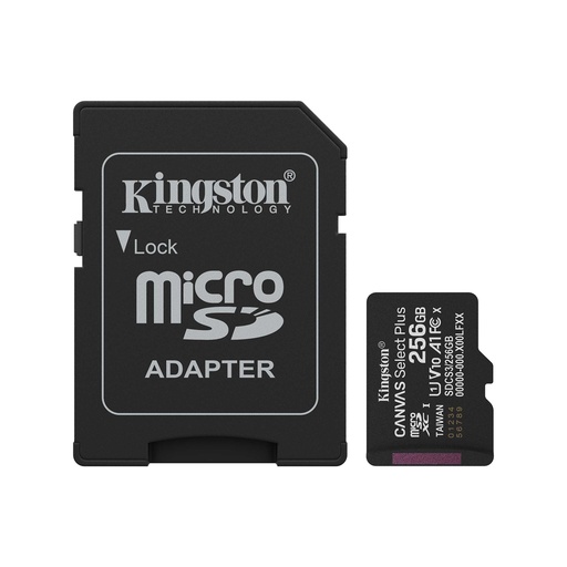 [80051] Карта памяти Kingston SDCS3/256GB Canvas Select Plus A1 U1 V10 256GB