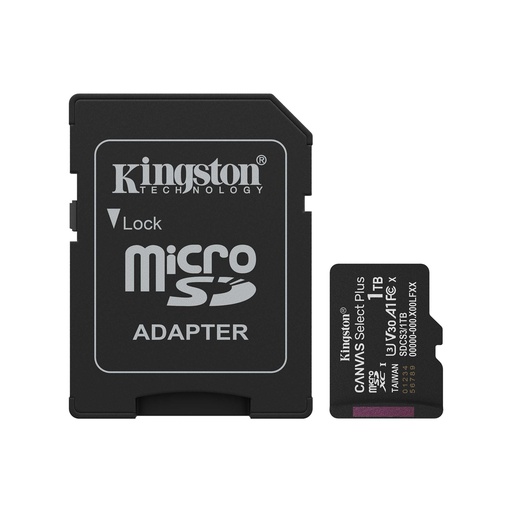 [80053] Карта памяти Kingston SDCS3/1TB Canvas Select Plus A1 U3 V30 1TB