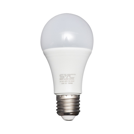 [44973] Эл. лампа светодиодная SVC LED A60-12W-E27-3000K, Тёплый