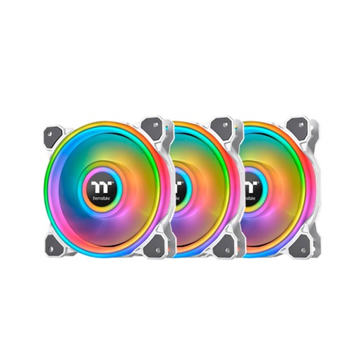 [46854] Кулер для компьютерного корпуса Thermaltake Riing Quad 12 RGB White (3-Fan Pack)