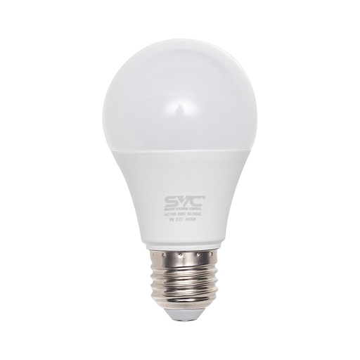 [44987] Эл. лампа светодиодная SVC LED G45-9W-E27-4500K, Нейтральный