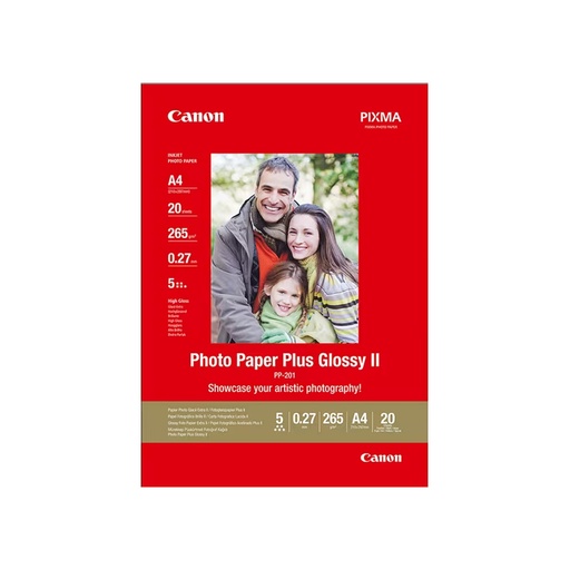 [77328] Глянцевая фотобумага Canon PP-201 Plus Glossy II A4, 20 шт.