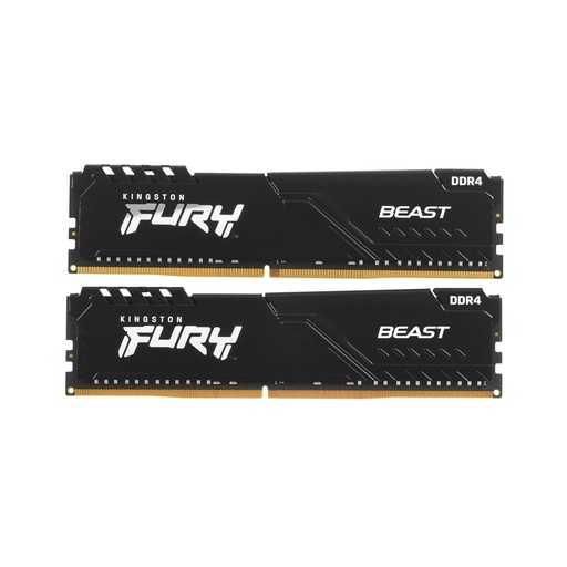 [81597] Комплект модулей памяти Kingston FURY Beast KF432C16BB1K2/32WP DDR4 32GB (Kit 2x16GB) 3200MHz Чёрный