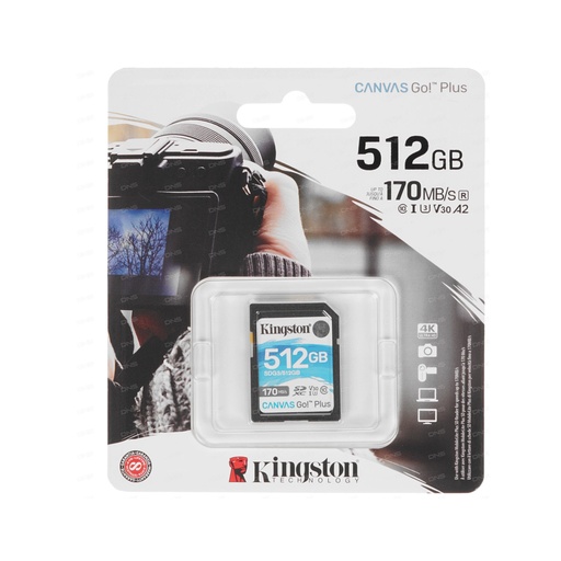 [71134] Карта памяти Kingston SDG3/512GB Class 10 512GB без адаптера
