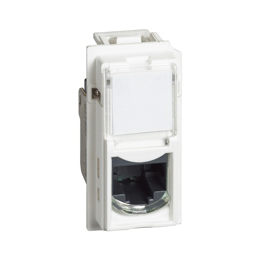 [53755] Розетка компьютерная Bticino KW4279C5E Living Now RJ45 cat.5e UTP 1 модуль белый