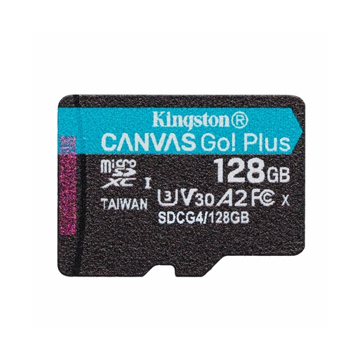 [78963] Карта памяти Kingston SDCG4/128GBSP Canvas Go Plus A2 U3 V30 128GB