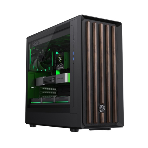 [83818] Компьютерный корпус Gamemax CLAW 460 WB Black без Б/П