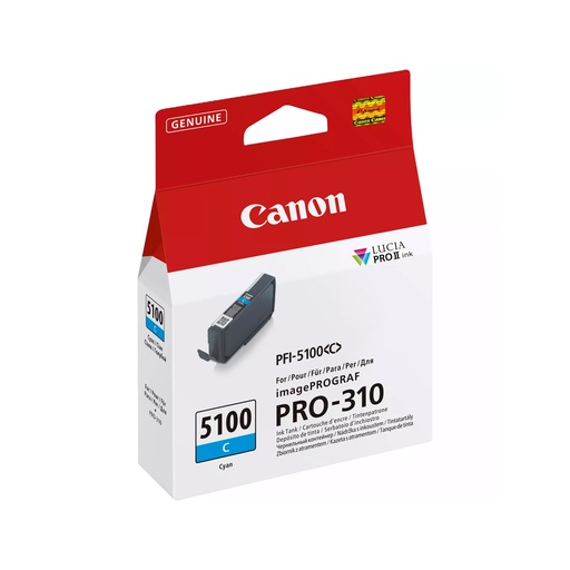 [77270] Чернильный картридж Canon PFI-5100 Cyan