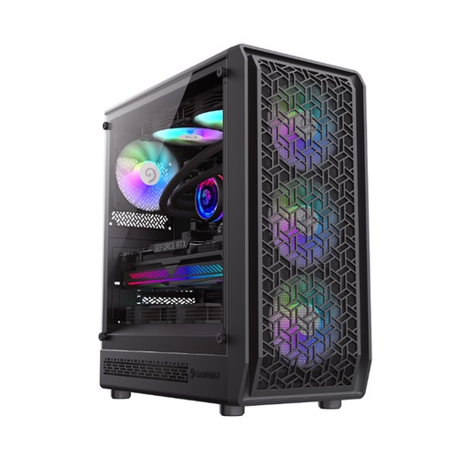 [83833] Компьютерный корпус Gamemax FORGE MB Black без Б/П