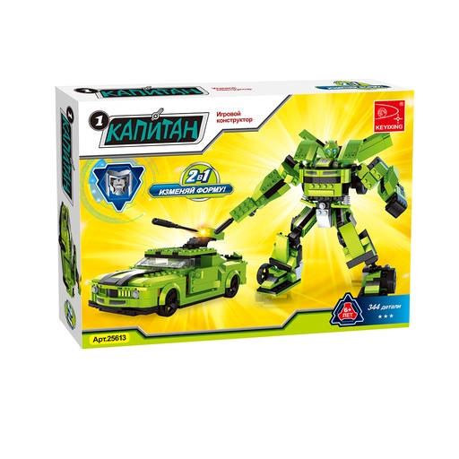 [45448] Игровой конструктор Keyixing 25613 КАПИТАН (344 детали в наборе)
