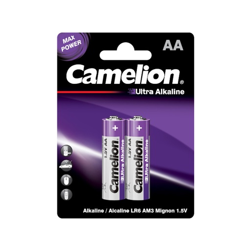 [57573] Батарейка CAMELION Ultra Alkaline LR6-BP2UT 2 шт. в блистере