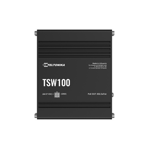 [87637] Сетевой шлюз Teltonika (КОММУТАТОР) TSW100 SWITCH 5 10/100 PORTSTS