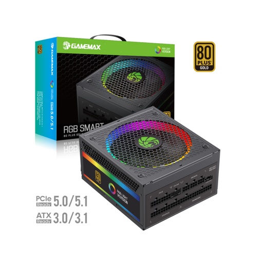 [80244] Блок питания Gamemax RGB-Smart 850 PRO Gold