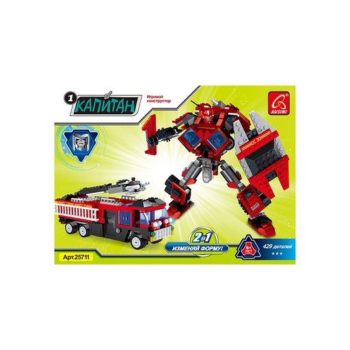 [17199] Игровой конструктор Ausini 25711 КАПИТАН (429 деталей в наборе)