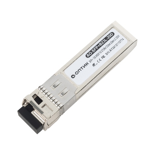 [66890] Трансивер А-Оптик AO-SFP+B23L-20D