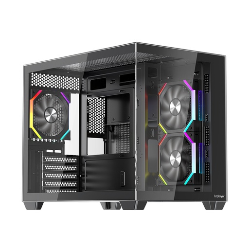 [84090] Компьютерный корпус 1STPLAYER BV6 Black без Б/П