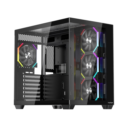 [84084] Компьютерный корпус 1STPLAYER BV7 Black без Б/П