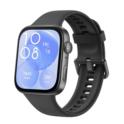 [63217] Смарт часы Huawei Watch Fit 3 SLO-B09 Black Fluoroelastomer Strap