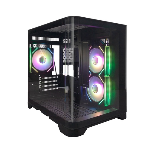 [81153] Компьютерный корпус 1STPLAYER UV5 BLACK без Б/П
