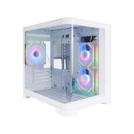 [81154] Компьютерный корпус 1STPLAYER UV5 WHITE без Б/П