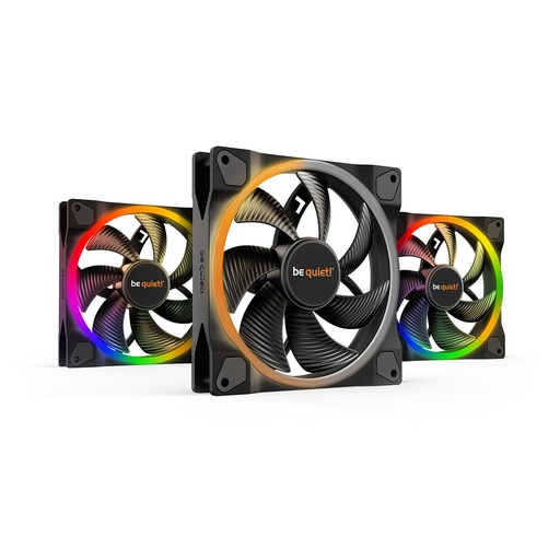[40606] Вентилятор для компьютерного корпуса Bequiet! Light Wings 140mm PWM ARGB Triple Pack