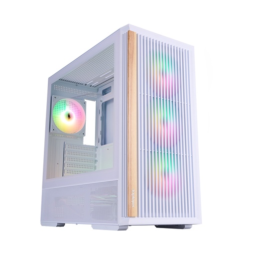[84081] Компьютерный корпус 1STPLAYER WD7 White без Б/П
