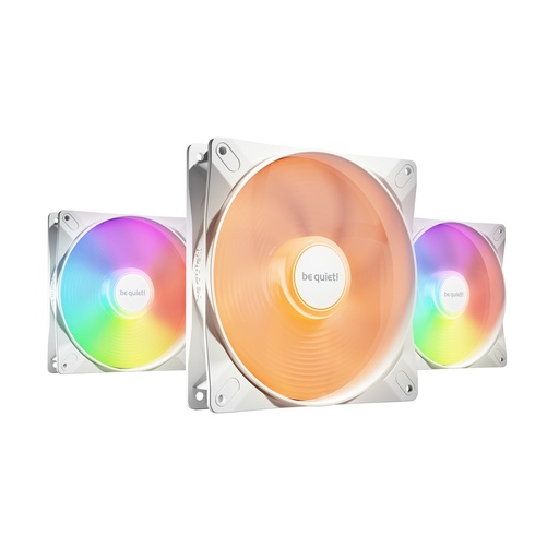 [76001] Вентилятор для компьютерного корпуса Bequiet! Light Wings LX 140mm PWM high-speed White Triple pack