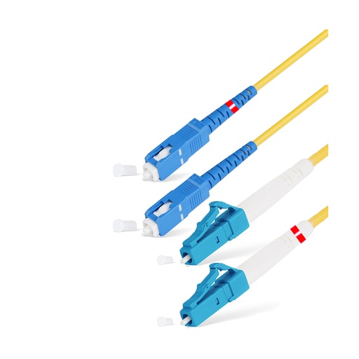 [12375] Патч Корд Оптоволоконный SC/UPC-LC/UPC SM 9/125 Duplex 3.0мм 1 м