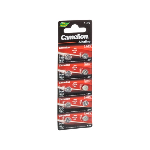 [22365] Батарейка CAMELION Alkaline AG3-BP10(0%Hg) 10 шт. в блистере