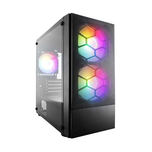 [83044] Компьютерный корпус 1STPLAYER FIREBASE X4-M Black без Б/П