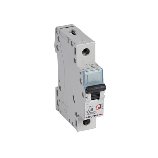 [76478] Автоматический выключатель Legrand 404025 1П C 6A TX3 6000 6kA