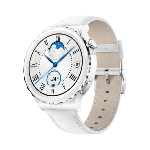 [58887] Смарт часы Huawei Watch GT 3 Pro FRG-B19 42mm White Leather Strap