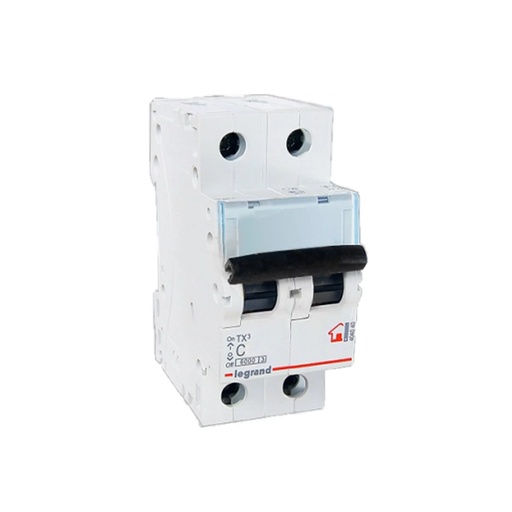 [76518] Автоматический выключатель Legrand 404040 2П C 10A TX3 6000 6kA