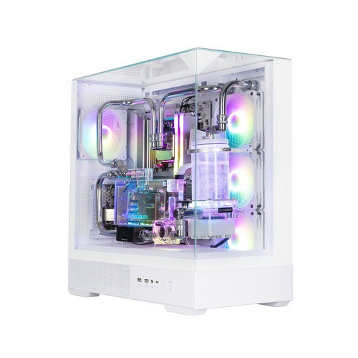 [79484] Компьютерный корпус Zalman P40 Prism Plus White без Б/П