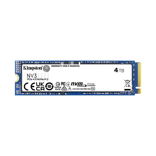 [85214] Твердотельный накопитель SSD Kingston NV3 SNV3S/4000G M.2 NVMe PCIe 4.0x4