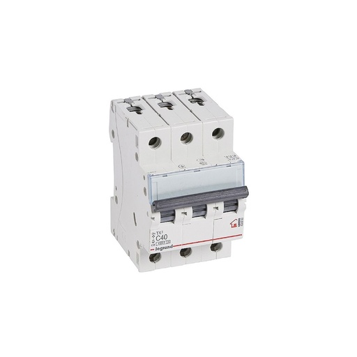 [64850] Автоматический выключатель Legrand 404060 3П C 40A TX3 6000 6kA