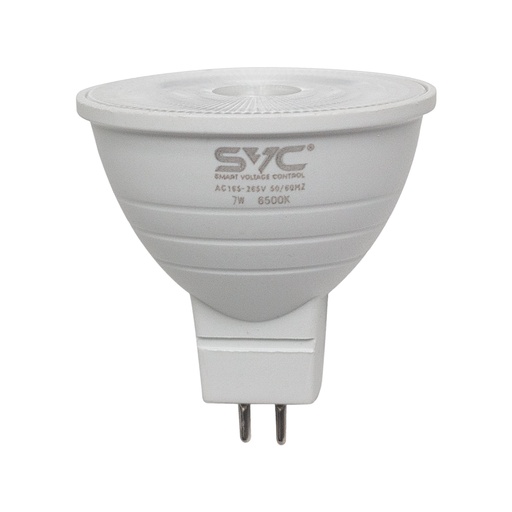 [44993] Эл. лампа светодиодная SVC LED JCDR-7W-GU5.3-6500K, Холодный