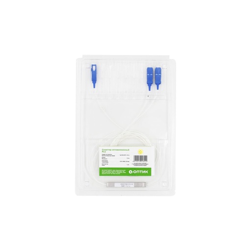 [16449] Сплиттер оптоволоконный PLC-1х2 SC/UPC SM