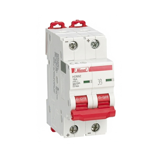 [82856] Автоматический выключатель Himel HDB9Z 2Р 2А С 500В DC