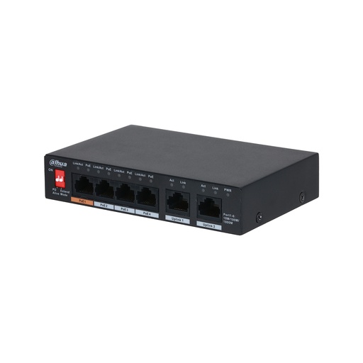 [41132] Коммутатор Dahua DH-PFS3006-4GT-60