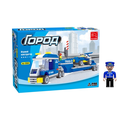 [45443] Игровой конструктор Keyixing 25503 ГОРОД (250 деталей в наборе)