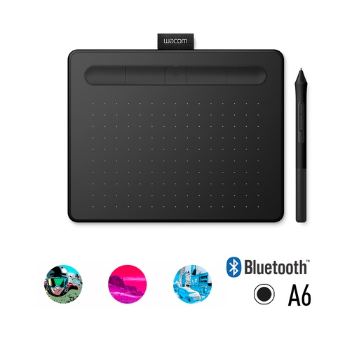 [24404] Графический планшет Wacom Intuos Small Bluetooth (CTL-4100WLK-N) Чёрный