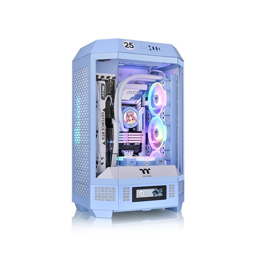 [84555] Компьютерный корпус Thermaltake The Tower 300 Hydrangea Blue без Б/П
