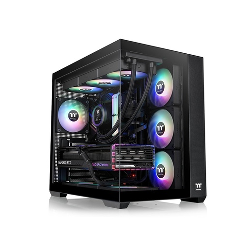 [84608] Компьютерный корпус Thermaltake View 380 TG ARGB Black без Б/П