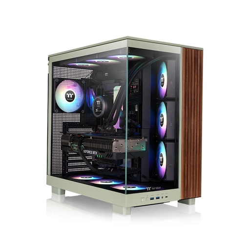 [84627] Компьютерный корпус Thermaltake View 380 XL WS ARGB Matcha Green без Б/П