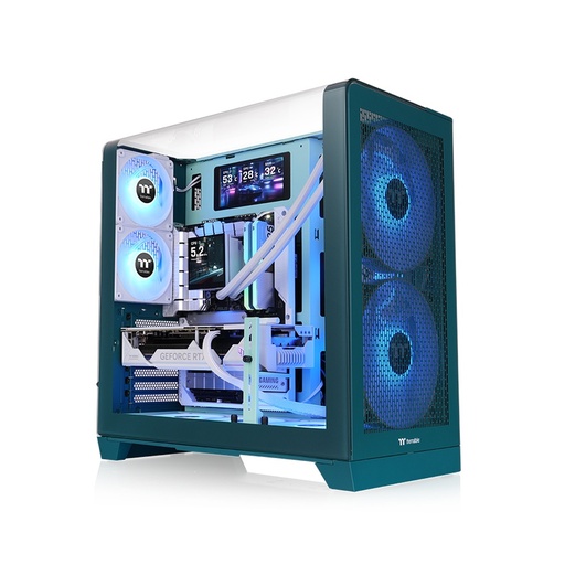 [85574] Компьютерный корпус Thermaltake View 390 Air Transformative Teal без Б/П