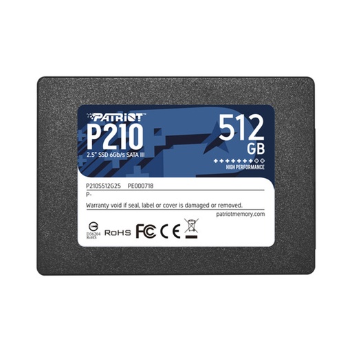 [50182] Твердотельный накопитель SSD Patriot P210 512GB SATA