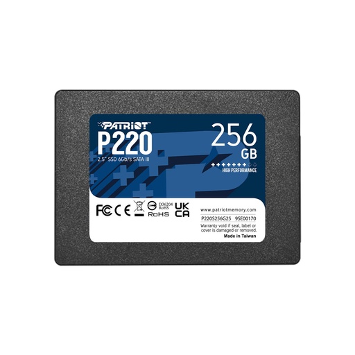 [58725] Твердотельный накопитель SSD Patriot P220 256GB SATA III