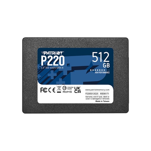 [54973] Твердотельный накопитель SSD Patriot P220 512GB SATA III